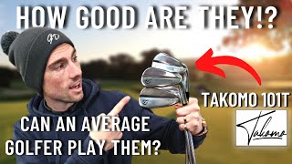 Testing the Takomo 101t irons Can a Mid Handicap Golfer play them Course vlog [upl. by Gallenz912]