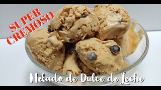 HELADO de DULCE DE LECHE 🍨 Fácil y SIN MAQUINA Heladera  La Rusa Cocina [upl. by Eintirb69]