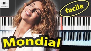 Tal  Mondial  tutorial Piano FACILE [upl. by Say]