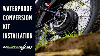 How to Install a Waterproof Rear eBikeling Conversion Kit [upl. by Lissner549]