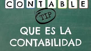 CONCEPTO DE CONTABILIDAD [upl. by Bullivant]