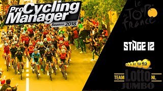 PRO CYCLING MANAGER 2018  TEAM LOTTO NL  JUMBO TOUR DE FRANCE STAGE 12 [upl. by Eissirhc]