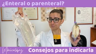 ¿Enteral o parenteral Tips para elegir la terapia nutricional [upl. by Nigen557]