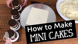 How To Make Mini Cakes  4 Tricks To Frost Mini Cakes FrustrationFree [upl. by Harbot]