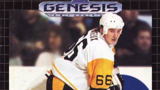 Classic Game Room  MARIO LEMIEUX HOCKEY Sega Genesis review [upl. by Philomena]