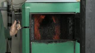 Angus Super Wood Burning Boiler  Gasification Log Boiler  Eco Angus  wwwecoanguscouk  2 [upl. by Mordy]