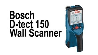 Bosch Wall Scanner DTect 150 [upl. by Zamir831]