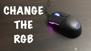 How to change the RGB on the Cooler Master ms110 mouse [upl. by Erline158]