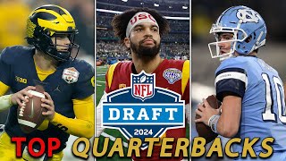 The 15 Best Quarterbacks In The 2024 NFL Draft [upl. by Iidnarb]