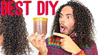 BEST DIY LeaveIn Conditioner Tutorial EVER  Silky Soft And Defined Curly Hair [upl. by Arretak439]