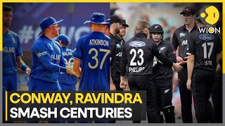 New Zealand beat holders England by nine wickets in Ahmadabad  WION [upl. by Aissilem]