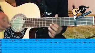 Como Tocar Generación Juvenil Vete no vuelvas mas Guitarra TABLATURA  Tutorial [upl. by Zetroc]