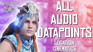 All Audio Datapoints  Horizon Zero Dawn The Frozen Wilds [upl. by Baalman]