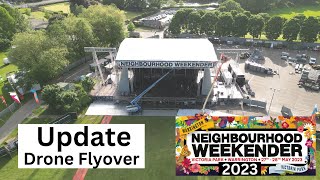 Warrington Neighbourhood Weekender 2023  Flyover Update [upl. by Ahsitnauq]