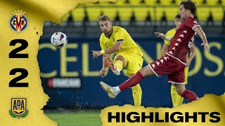 Highlights Villarreal B 22 Alcorcón  LALIGA Hypermotion [upl. by Inar]