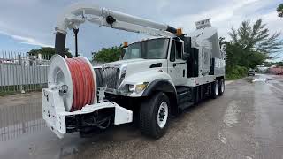 2006 International 7400 Vaccon Vacuum  Jetter Combo Truck [upl. by Erdnassak]