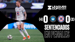 CHARLOTTE FC 00 CRUZ AZUL  La MÁQUINA saca un punto y cae en PENALES 🚂 [upl. by Aleet]