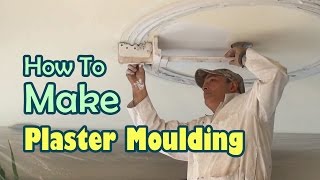 How to Make Plaster Moulding for your Dining Room [upl. by Gilead]