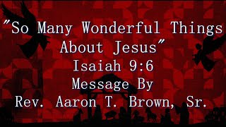 So Many Wonderful Things About Jesus [upl. by Rettuc]