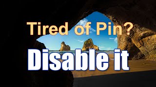 Windows 10  How to Disable PIN and PASSWORD on Lock Screen at login \ Official \ 2023 [upl. by Jamie]