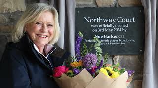 Sue Barker CBE officially opens HPBs newest site Northway Court on the stunning North Devon coast [upl. by Corina]