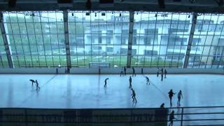 Présentation de la patinoire Boulogne Billancourt [upl. by Esiocnarf]