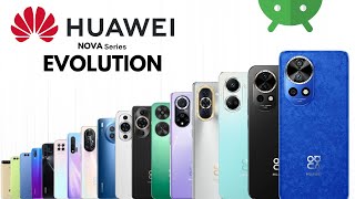 Evolution of Huawei Nova Series  History of Huawei [upl. by Katonah]