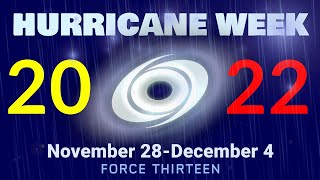 Hurricane Week 2022 Day 3  Last Day of Hurricane Season Live [upl. by Ehtiaf]