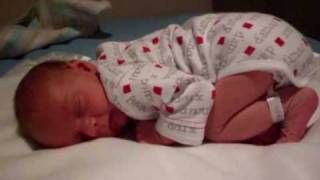 My Newborn Baby Wakes Himself Up With His Own Fart [upl. by Andros]