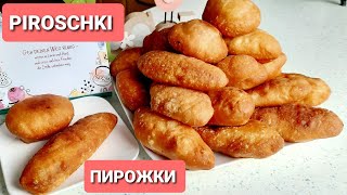 Russische Piroschki wie Watte mit leckerer Füllung Пирожки пышные с картошкой и с капустой [upl. by Joachim]