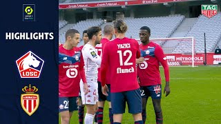 LOSC LILLE  AS MONACO 2  1  Highlights  LOSC  ASM  20202021 [upl. by Einaffyt474]