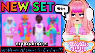 Royale High FINALLY Announced a NEW SET What now Sharing my opinions [upl. by Ranson621]