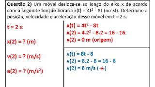 Física1Aula05Aula de exercícios ProfWellington [upl. by Norramic823]