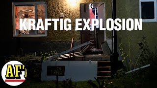 Kraftig explosion i västra Stockholm ”Smällde högt och skakade” [upl. by Annaitat424]