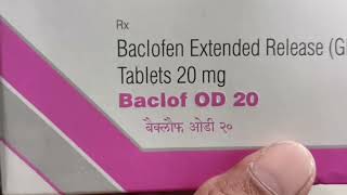 Baclof od 20 mg tablets uses in hindi  baclof od 20 mg tablets price  baclof od 20 tablets dose [upl. by Ecinue378]