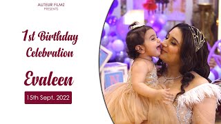 Best 1st Birthday Teaser 2022  Evaleen  Dil Hai Chota Sa  The Jawaani Song [upl. by Chandal]