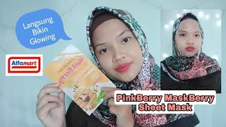 REVIEW  PinkBerry Mask Berry Sheet Mask [upl. by Jones]