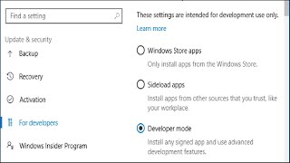 What Is “Developer Mode” in Windows 10 [upl. by Assereht]