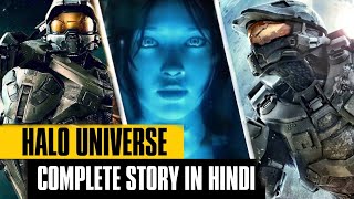 Complete Story of Halo Universe in Hindi  2001  2020  Entire Halo 1  5 universe Story In Hindi [upl. by Walls]