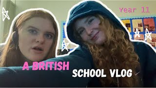 BRITISH SCHOOL VLOG basically a Welsh school 😅  Year 11 [upl. by Anerys900]