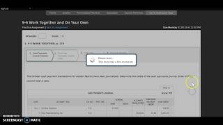 95 Work Together  Part 1 Accounting I [upl. by Gloria]