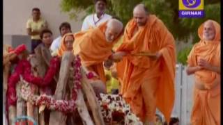 Pramukh Swami s funeral takes place at BAPS Sarangpur campus in Gujarat [upl. by Nire]