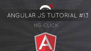 AngularJS Tutorial 13  ngclick directive [upl. by Redep]