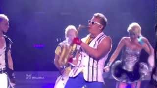 Moldova Eurovision 2010 saxophone guy HD Sax guy [upl. by Jarv]