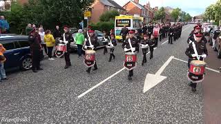 Tullycarnet FB  Somme Memorial Parade East Belfast  010723 4K [upl. by Nyltak455]