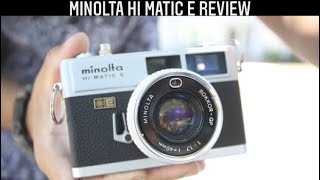 Minolta Hi Matic E 35mm Range Finder Camera  UPDATED [upl. by Etnaed635]