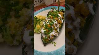 Stuffed Poblano Peppers details in description [upl. by Aneleiram]