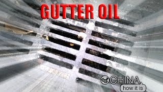 China How it is  Gutter oil Sewer oil [upl. by Miahc]