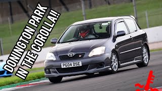 OVERHEATING Problems At Donington Park In My Corolla T Sport [upl. by Eclud]