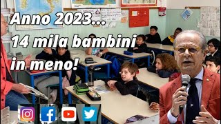 quotANNO 2023 14MILA BAMBINI NATI IN MENOquot Servizio di Paolo Zerbini [upl. by Nnylav]